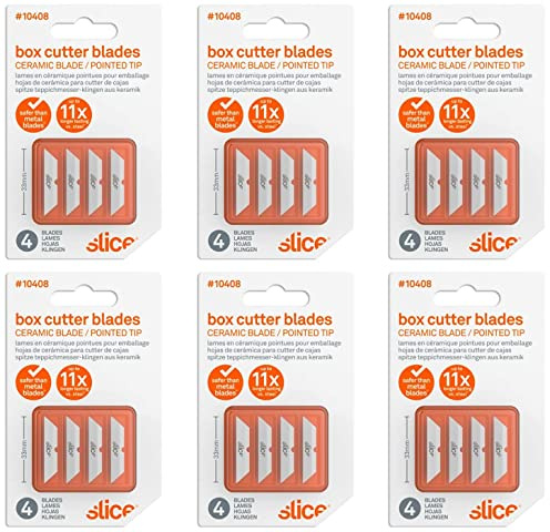 Slice 10408-CS Keramikschneideklingen, 24 Klingen, 24 Stück