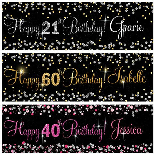 2 carteles de cumpleaños personalizados para niños superhéroes de dibujos animados para fiesta de cómic