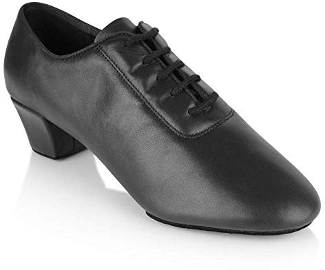 Ray Rose Herren Tanzschuhe 460 Thunder - Obermaterial: Leder Schwarz - Weite: Medium - Absatz: 5 cm Contour - Größe: UK 4,5