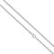 925er Sterling Silber Königskette Massiv 2 mm Halskette Collier Unisex Königs Kette 45 cm