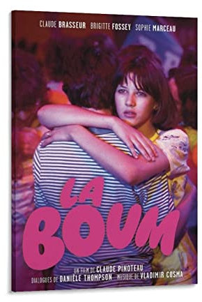 XXJDSK Poster Kunstdrucke La Boum Romantisches Filmposter aufRaumdekoration, Bilder für Schlafzimmer, Geschenke, Dekoration für Männer und Frauen 60X90cm Kein Rahmen