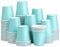 ENCHOL 100 Pack 3 oz Paper Cups, Disposable Bathroom Cups, Small Mouthwash Cups, Mini Espresso Cups, 3oz Disposable Paper Cup for Party, Picnic, Office, and Travel (Sky Blue)