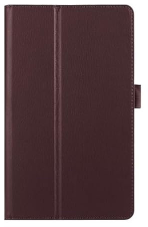 SOENS Funda de Cuero Litchi PU Compatible con ASUS Zenpad 8,0 Z380 Z380KL Z380C, Funda con Soporte Inteligente for ASUS Zenpad 8,0, Funda for Tableta (Color : Brown)