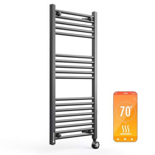 blumfeldt Radiador Vertical Pared Bajo Consumo, Estufa para Baño 400W, Radiadores Bajo Consumo Electricos para Pared, Posición, Estufas Verticales Electricas, Calefacción