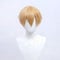 Anime Cosplay Wig Denji Wig Anime Chainsaw Man Cosplay Golden Short Hair Fibre Synthetic Wig + Wig Cap