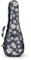 Borsa Ukulele Concerto 21 Pollici, Custodia Ukulele Soprano con Cerniera a Scorrimento, Maniglia per il Trasporto, Imbottitura Spessa e Custodia, Stile hawaiano