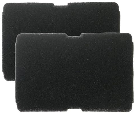 CPJJ Confezione da 2 filtri spugna per asciugatrice a tamburo-Filtro antipolvere per Scambiatore 240 * 150 * 10mm, Tampone filtro spugna asciugatrice filtro spugna essiccatore condensatore(nero)