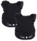 SKHAOVS 2 Stück Katzenmütze, warme Wintermütze mit Katzenohren, Katzenmütze, süße Katze, Damen-Wintermütze, Wollmütze, niedlicher Herbst- und Wintermütze, Schwarz , 5-6