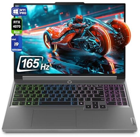 Lenovo Legion 5i Gen 9 Gaming Laptop, Intel i9-14900HX, 32 GB DDR5 RAM, 2 TB PCIe SSD, 16 WQXGA (2560x1600), Nvidia Geforce RTX 4070, W11 Pro