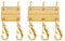 Necklace Layering Clasp, Gold Necklace Separator for Layering, Necklace Layering Clasps and Closures for Women, Magnetic Slide Lock Clasp, Separator for Stackable Necklaces and Chains (2 pcs Gold)