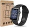 VSEER 2 Stück für Panzerglas für Apple Watch Series 4/5/6/SE 44mm Schutzfolie, Splitterfest Anti-Kratzen Apple Watch 44mm Folie