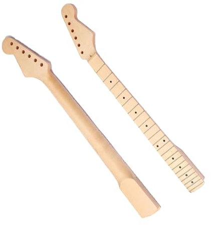 Bariton-Gitarrenhals mit Ahorn-Griffbrett, E-Gitarrenhals mit eingelegten runden Tonpunkten