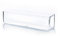 WGV Clair Long Rectangle Block Vase en Verre, 4 par 16 par 10,2 cm