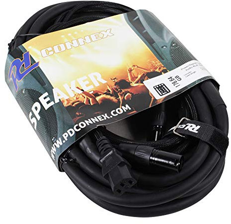 Power Dynamics Cable de señal Schuko/XLR-XLR, AUDIO 15m