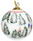 Unbekannt Art Studio Company Glasornament, handbemalt, Motiv: Skifahren der Glades - Breckenridge, Colorado