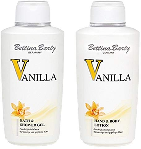 Bettina Barty Vanilla Bath & Shower Gel 500 ml & Körperlotion 500 ml