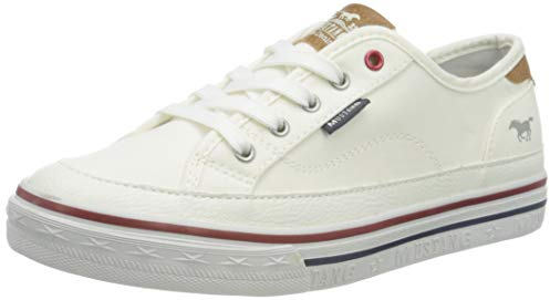 Mustang Damen Sneaker Weiß, Schuhgröße:EUR 45