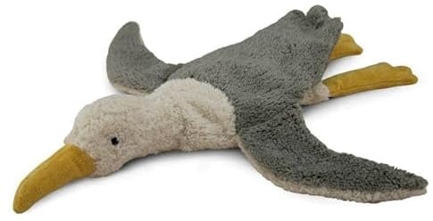 Senger Kuscheltier Möwe, klein, vegan mit Kirschkernkissen für kleine und große Kuschler