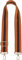styleBREAKER Taschen Schulterriemen gestreift, Wechsel Taschengurt mit Karabinerhaken, verstellbar, Unisex 02013016, Farbe:Cognac-Dunkelbraun