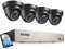 ZOSI 8CH 1080P H.265 + DVR avec Disque Dur de 1 to et 2,0MP Caméra de Surveillance Extérieure, Alerte Instantanée et APP Gratuite pour Accès à Distance