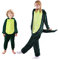 Barrageon Schlafanzüge Erwachsene Tier Kostüme Pyjama Flanell Cosplay Overall Nachtwäsche Onesie Neuheit Tieranzüge Jumpsuit Unisex Warm (Grün-S)