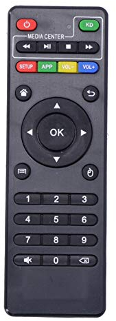 PUSOKEI TV-Box-Fernbedienung für Box, PRO, 4K, M8S, M8N, T95, T95M, T95N, T95X, X96, X96mini, H96, H96 Pro Media Player-Fernbedienung, Fernbedienungsentfernung> 10 m