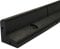 Bordure de Pelouse Flexible Bordure de Jardin Gazon Bordure de Chemin Bordure de Potager Bordure de Lit de Fleurs Bordure Surélevée en Caoutchouc Gazon Artificiel Noir | Lot de 12 x 1.2m