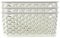 Curver My Style Rattan Effect Set of 3 Kitchen, Living room, Bathroom, Bedroom, Utility Medium Rectangular Storage Baskets 13 Litres - Off White, Cream