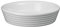 Denby James Martin Cook Round Dish, white,grey, Weight: 945g, Length: 23cm, Width: 23cm, Depth: 5.5cm, Capacity: 1400ml