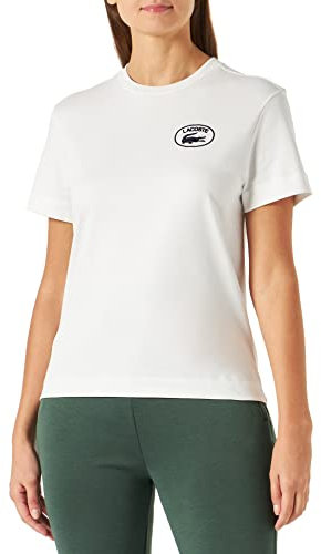 Lacoste T-Shirt Regular Fit Femme , Farine, 38