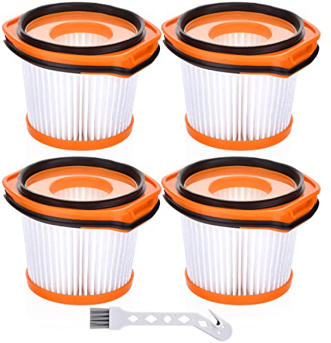 Artraise Filter for Shark Wandvac System 2-in-1 Cordless WV361UK WV361GDUK WV361PLUK WV361RGUK WV361BLUK WV362UKT WV362RGUKT WV362BLUKT Handheld Vacuum Cleaner, Compared to Part # XFFWV360 (4 Pack)