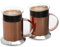 La Cafetière Glass 300ml Polished Copper Finish Glass Cups, Set of 2