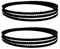 DSAINT 2 Stück Carbon-Bandsägeblätter 2240 mm x 6,3 mm Bandsäge 3 4 10 14 TPI Holzbearbeitungswerkzeuge for METABO BAS 315/316/317/318, Makita (Color : 4TPI, Size : 0.5mm)