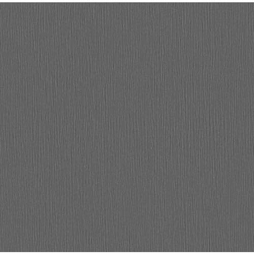 Erismann Tapete | Kollektion Papillon | 30002-15 | Papiertapete | Uni/Einfarbig | 0.53 x 10.05 m | Schwarz | Wohnzimmer | Flur | Büro | Küche | Wohnräume