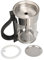 Crystal Glass Top Moka Pot Classic Italian Coffee Maker for 4 Cups