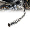 WOBBLO Tubi Scarico Slip On per H&Onda CB600F Hornet 600 CB600 EU US Edition Sistema di Scarico Moto Fuga Moto Tubo di Collegamento Centrale Modificato (Color : US Edition)
