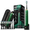 Wagner Stern La brosse à dents électrique à ultrasons Emerald Green Edition dispose de cinq modes de brossage, de huit têtes de brosse souples et d'un étui de voyage luxueux.