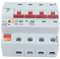 Disyuntor Smart WiFi 4P Interruptor Remoto AC 400V con Cerradura de Seguridad para el Hogar (25A)