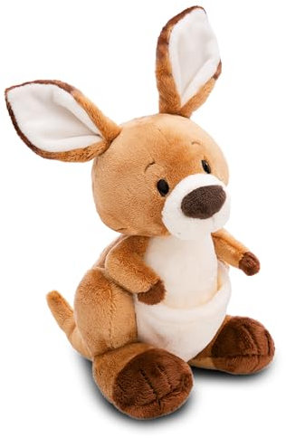 NICI Kuscheltier Känguru Kelly 50cm braun - Stofftier aus weichem Plüsch, niedliches Plüschtier zum Kuscheln und Spielen, für Kinder & Erwachsene, tolle Geschenkidee - 61723