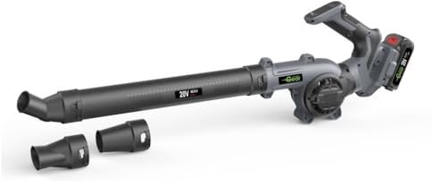 Garden Gear 20V Cordless Leaf Blower & Spare battery - Multi-Speed, Powerful Li-Ion Battery, Quick Charge, Lightweight & Ergonomic with 5 Nozzle