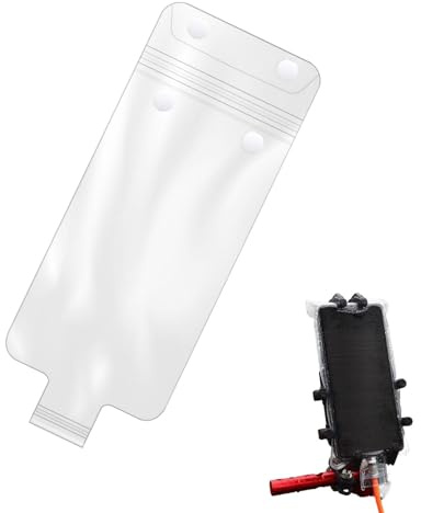 Generisch Motorrad-Handy-Tasche, wasserdichte Schutzhülle für Lenker – Handyhalterung für Motorrad, Regenschutz für Telefon