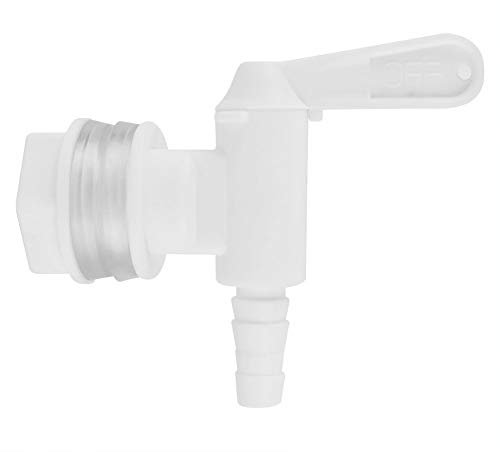 Rubinetto in plastica da 3/8, secchio per birra portatile, rubinetto per rubinetto, accessorio di ricambio per valvola di riempimento fermentatore per produzione di birra