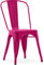 Iconik Interior Tolix Style Chaise de Salle à Manger - Design Industriel - Acier - Nouvelle édition - Stylix Fuchsia