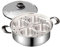 Stainless Steel Egg Poacher, 4 Cup Poached Egg Maker, Non Stick Steamer Pan, Kitchenware Rust Resistant Cooker for Breakfast, Brunch, Easy Cooking at Home, and Restaurant
