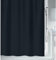 Spirella 1 Schimmel Duschvorhang-Anti-Bakteriell, waschbar, wasserdicht-Polyester, „Primo “ 180x200cm Schwarz, Kunststoff, Black, 180 X 200