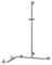 Keuco 34915179911 Duschhandlauf Plan Care 1097 x 1097 mm, rechts/links frei, silber-eloxiert / vchromt