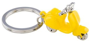 Gift Company Motorroller Schlüsselanhänger, gelb gelb/Silber [A]