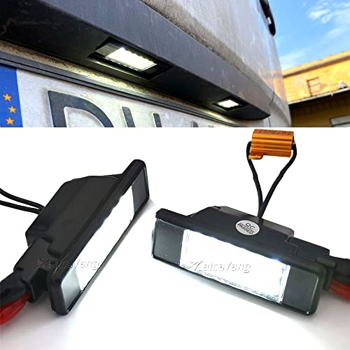 Malcayang Weiße LED Kennzeichenbeleuchtung Rücklicht Rücklicht Ersatz für Benz Sprinter 906 2006-2016, für Viano W639 Vito W639 2003-2015