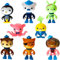 Figurines Set Torten Dekoration,Mini Figurines Set, Party Supplies Set Birthday Cake, Auto-Ornament, Kinder Geburtstag Party Geburtstag Deko, 8 Stück
