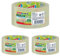 tesapack Eco und Strong - Umweltschonendes Paketband aus 100 Prozent recyceltem Kunststoff, UV- und alterungsbeständig - Transparent - 66 m x 50 mm, 3er Pack